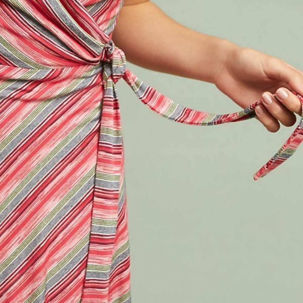 Anthropologie Emile Wrap Dress Size XS - Picture 2 of 4